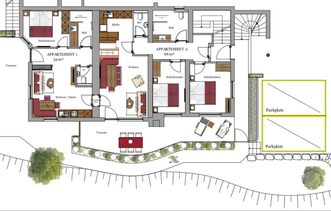 Appartements Rosengarten Soll Bagian luar foto